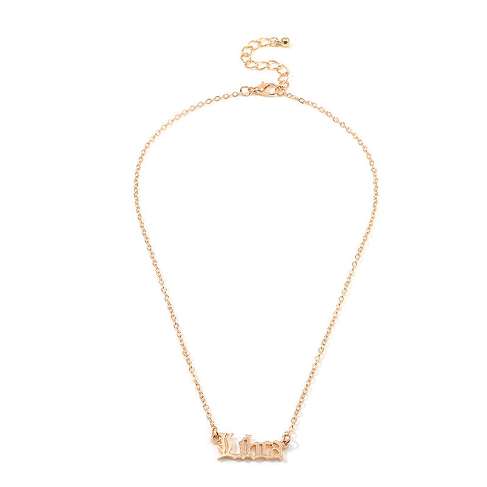 Old English Zodiac Collier