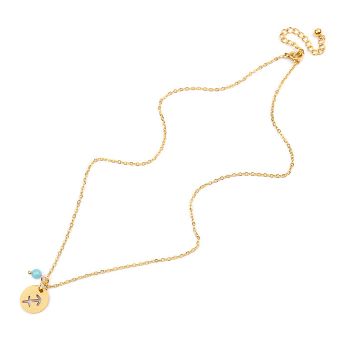 Stainless steel Zodiac Necklace