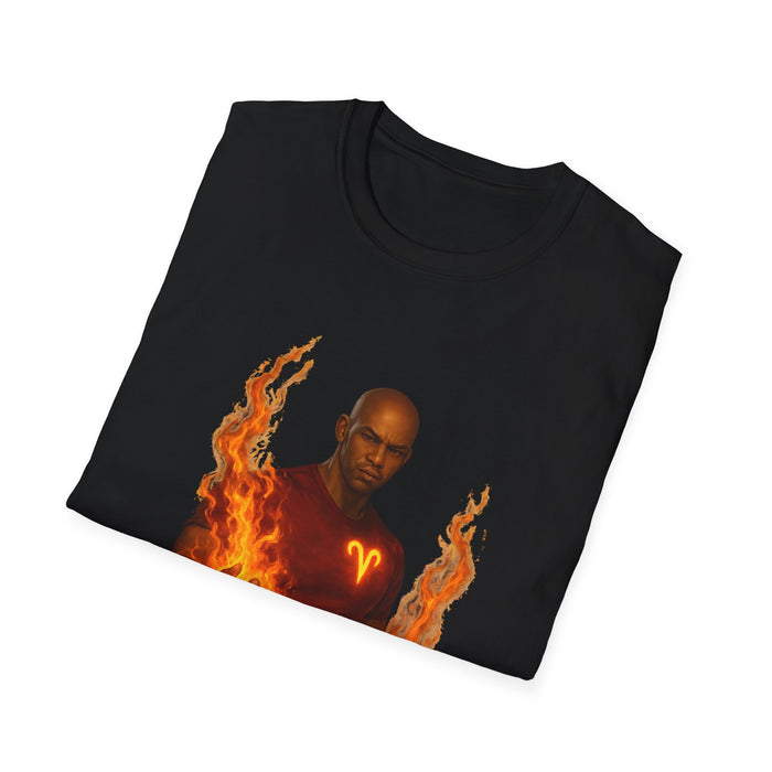 Aries Fire Mage T-Shirt — Zodiac Flame Graphic Tee