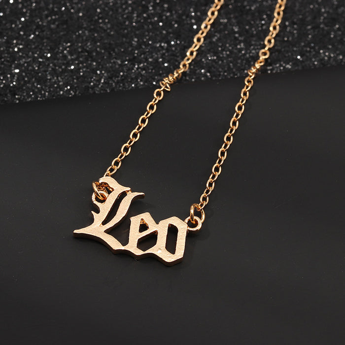 Old English Zodiac Collier