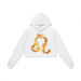 leo cropped hoodie